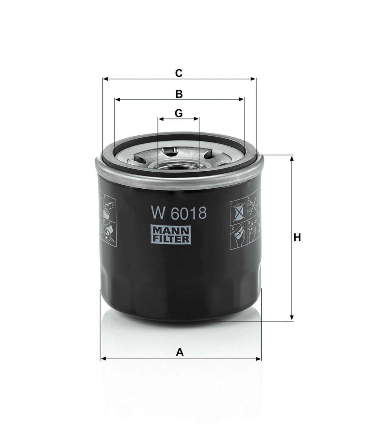 MANN Filter W 6018 thumbnail 2